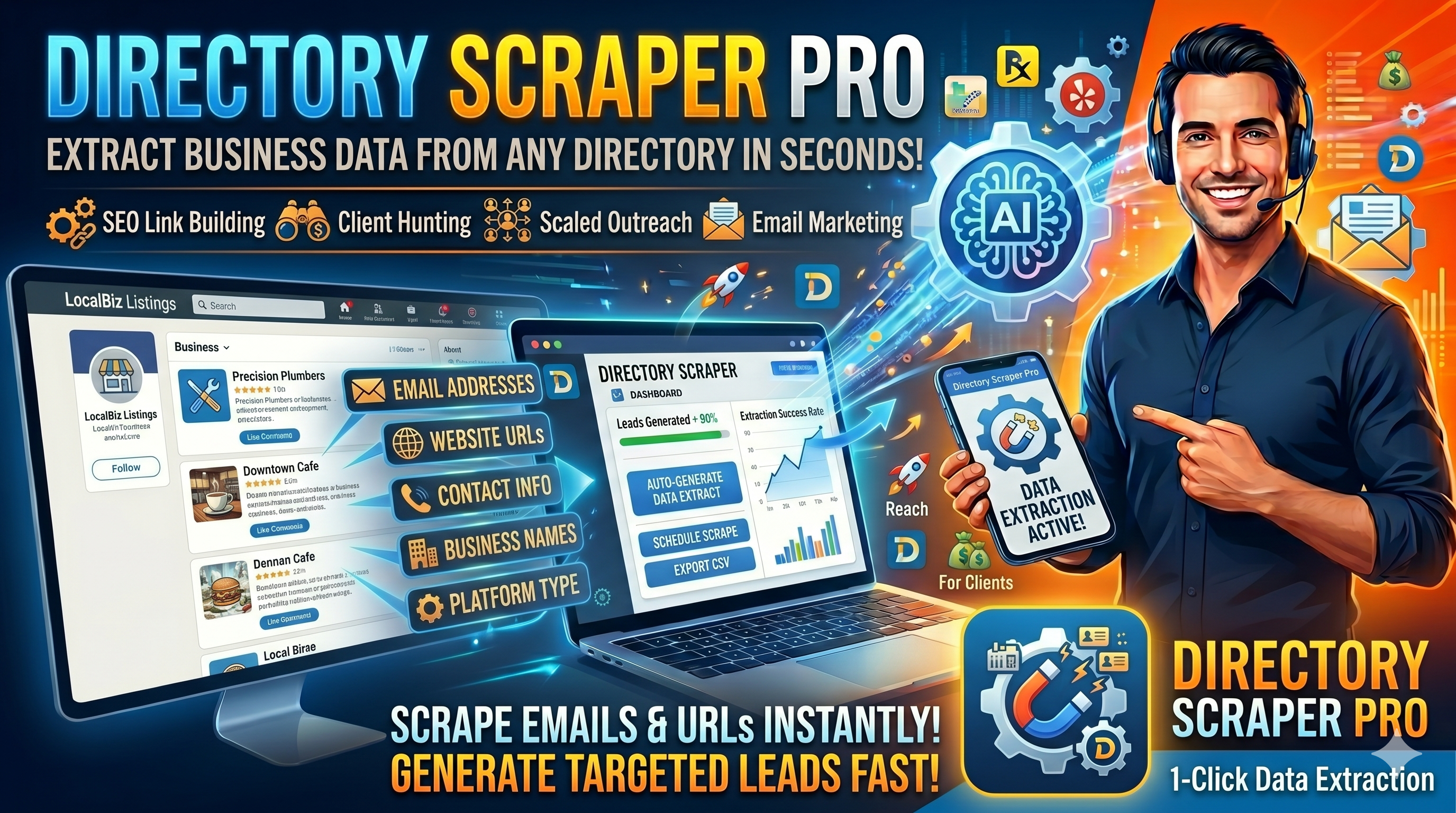 Directory Scraper Pro – Extract Emails & URLs from Any Directory thumbnail